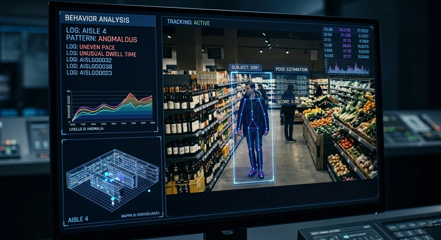 Rilevamento comportamento sospetto AI